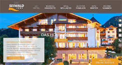 Desktop Screenshot of hotel-seiwald.com